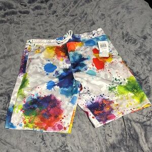 Colorful Splash Men's Shorts